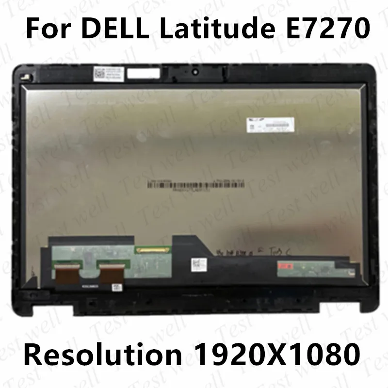 

Original test well For DELL Latitude E7270 Touch LCD screen assembly 12.5" LTN125HL06 LP125WF1 SPG4 1920*1080