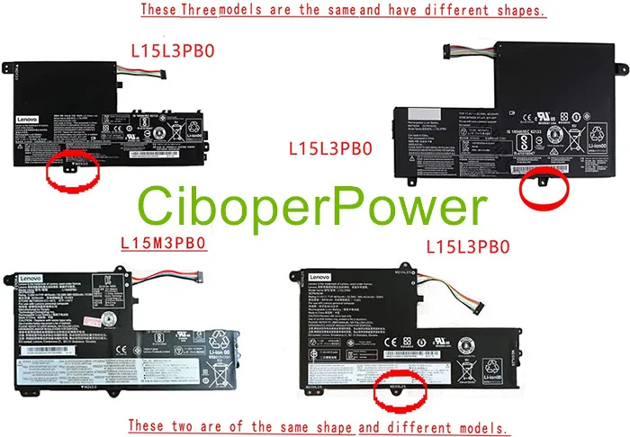 Batería de ordenador portátil de calidad Original, 11,4 V, 52.5Wh, L15C3PB1, para 4, 1470, 1480, 1580, 510