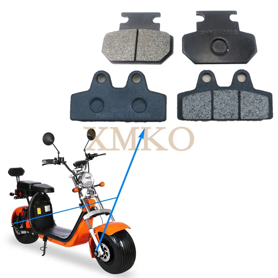AliExpress XMKO Brake Pad Of Citycoco Electric Bike Electric Scooter Chinese Halei Scooter Spare Parts Front And Rear Brake Pad