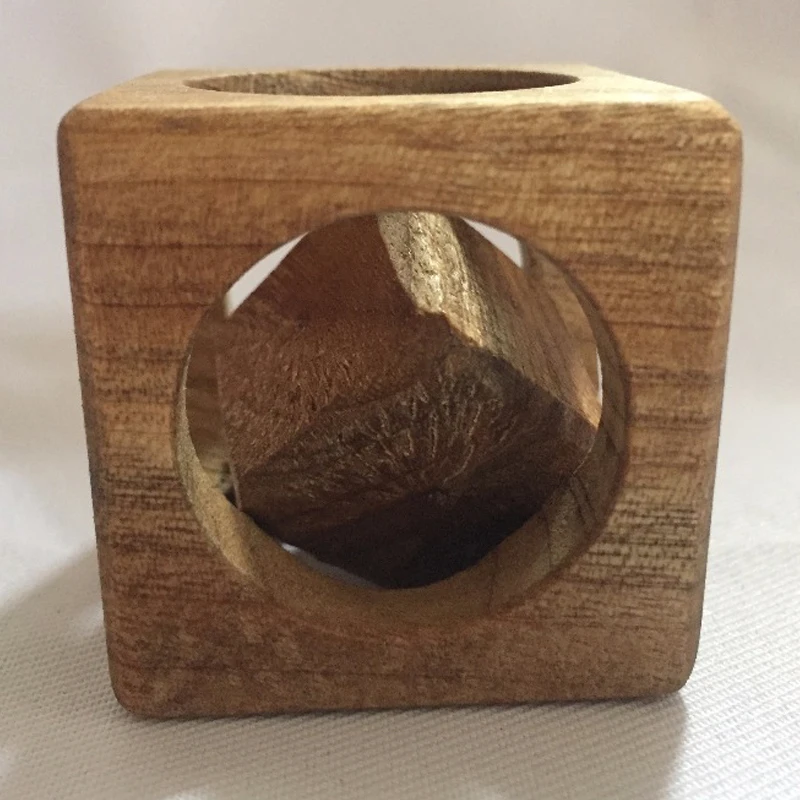 Cubo de dedo em cubo de cor natural, 40x40x40mm, dispositivo de descompressão para alívio do estresse, brinquedo de física e ciências, brinquedos para bebês