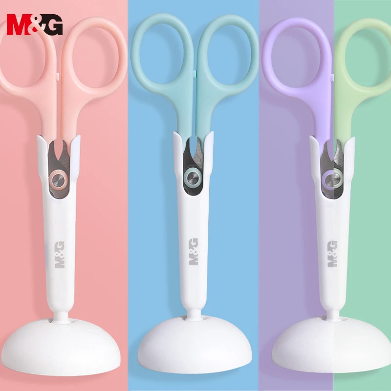 M&G Morandi Light-coloured knife candy Scissors safety Standing Utility Knife Special Stationery for Students kawaii