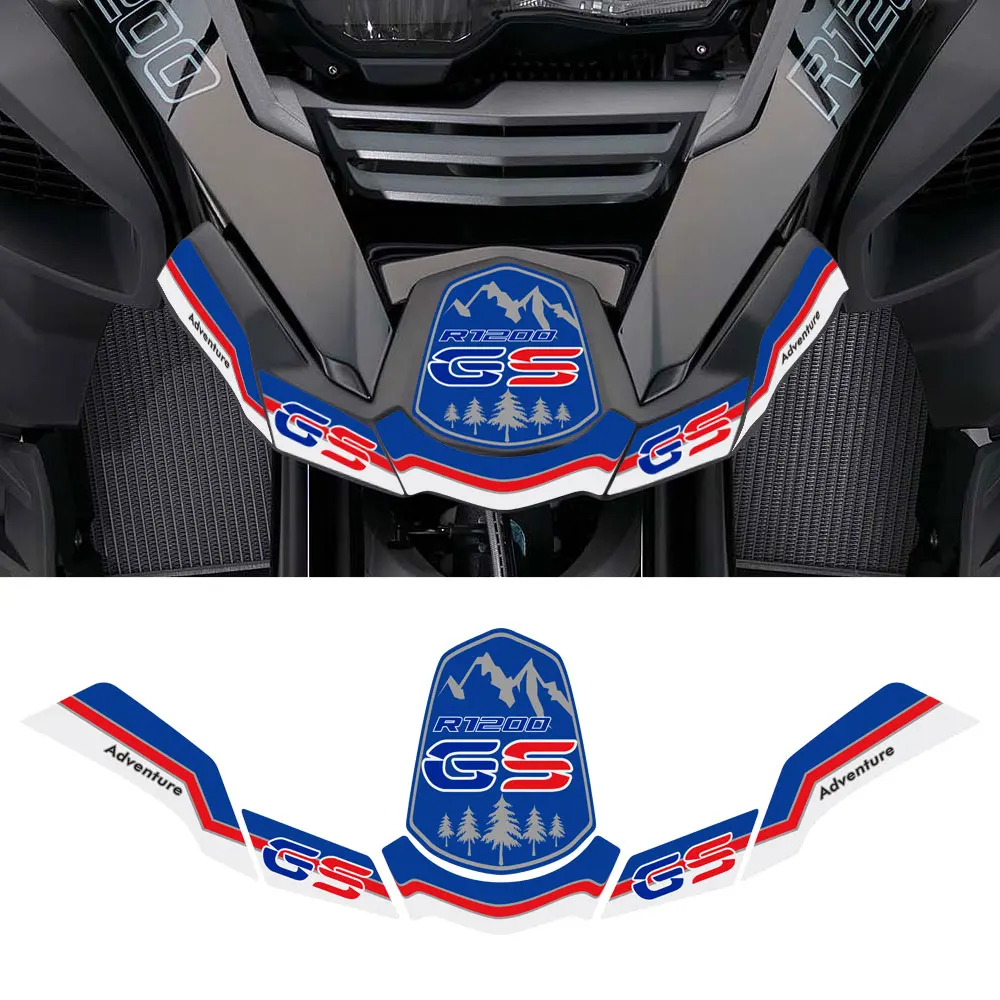 Stickers Protector For BMW R1200GS Tank Pad Fender Windshield Handguard R 1200 GS Adventure Aluminium Cases