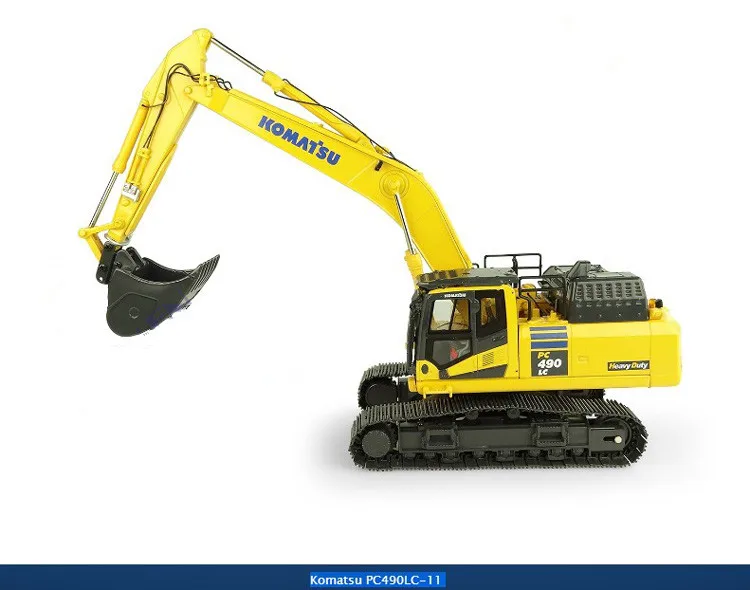 Original UH8120 Diecast Model Komatsu PC490LC-11 Hydraulic Excavator Construction Vehicle Toy for Decoration,Collection,Gift