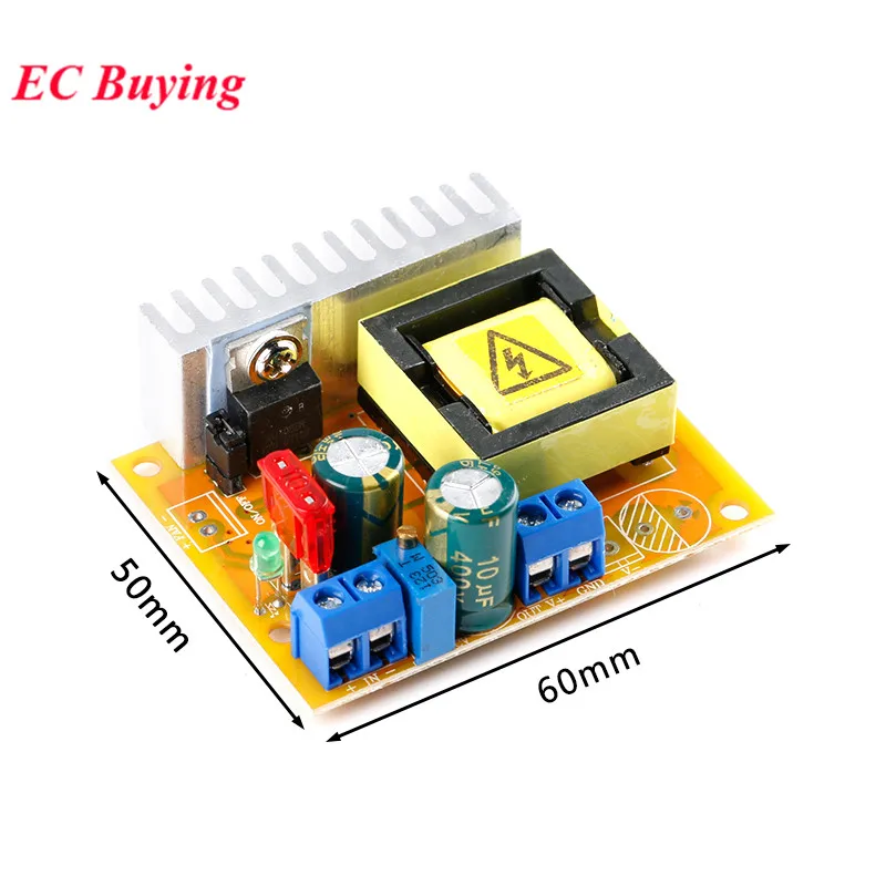 Adjustable ZVS Capacitor High Voltage Boost Converter Board DC-DC 8-32V to 45~390V/DC 8-32V to ±45V-390V Step Up Module 5A Fuse