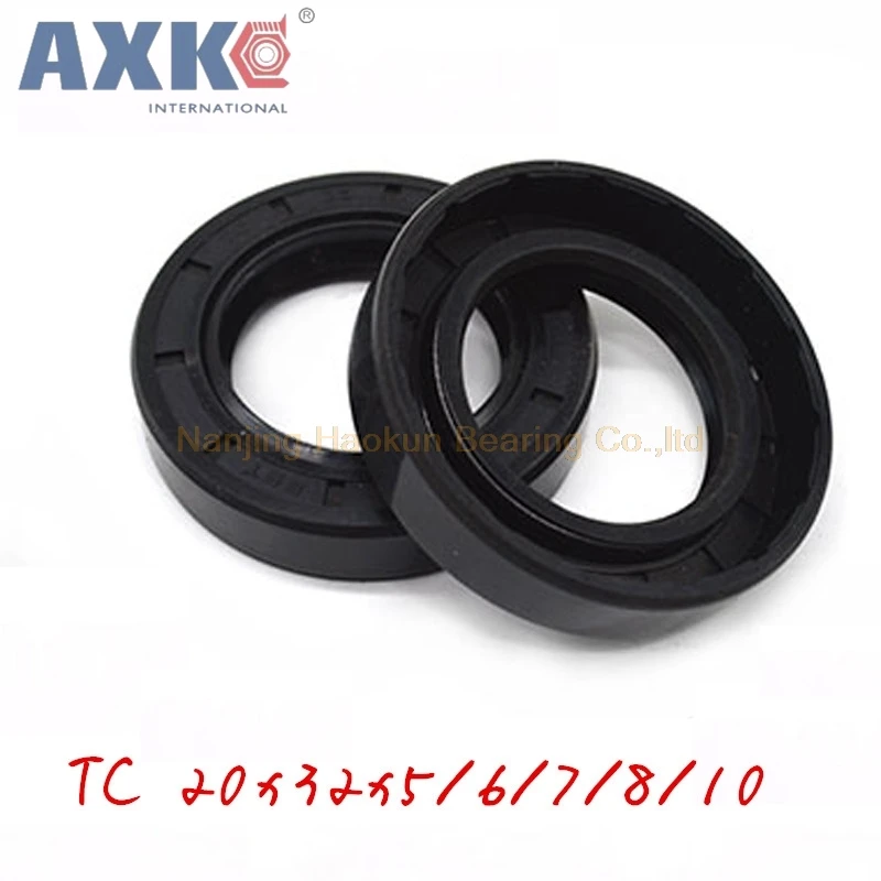 

10pcs AXK TC 20x32x5 20x32x6 20x32x7 20x32x8 20x32x10 NBR 20x32 Skeleton Oil Seals AXK high-quality Seals Radial shaft seals