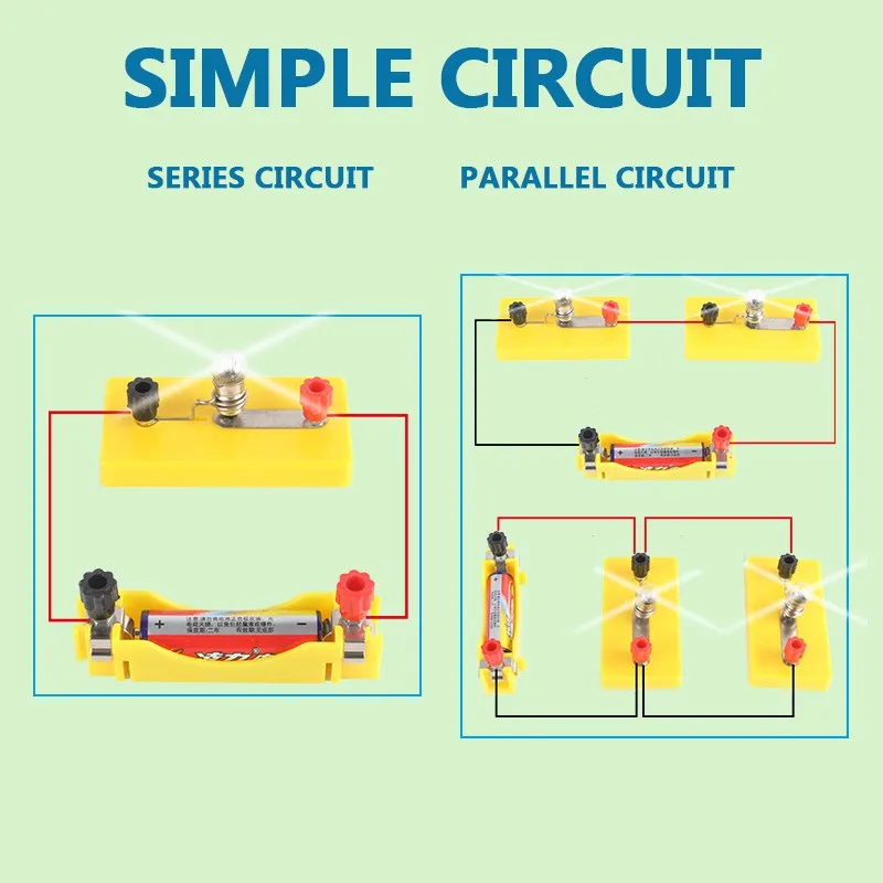 Lab DIY Electric Circuit Physics Experiment Equipment Set Science Project for Laboratory School