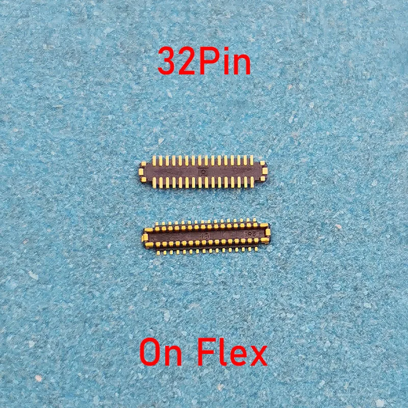 2pcs 32Pin LCD Display Cable Contact For Huawei Y9 Prime 2019/Y9s 2019/9C/P20 Lite 2019/P Smart Z Screen FPC Connector On Board