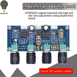 XH-A901 NE5532 Tone Board preamp Pre-amp With treble bass volume adjustment pre-amplifier Tone Controller For amplifier Board