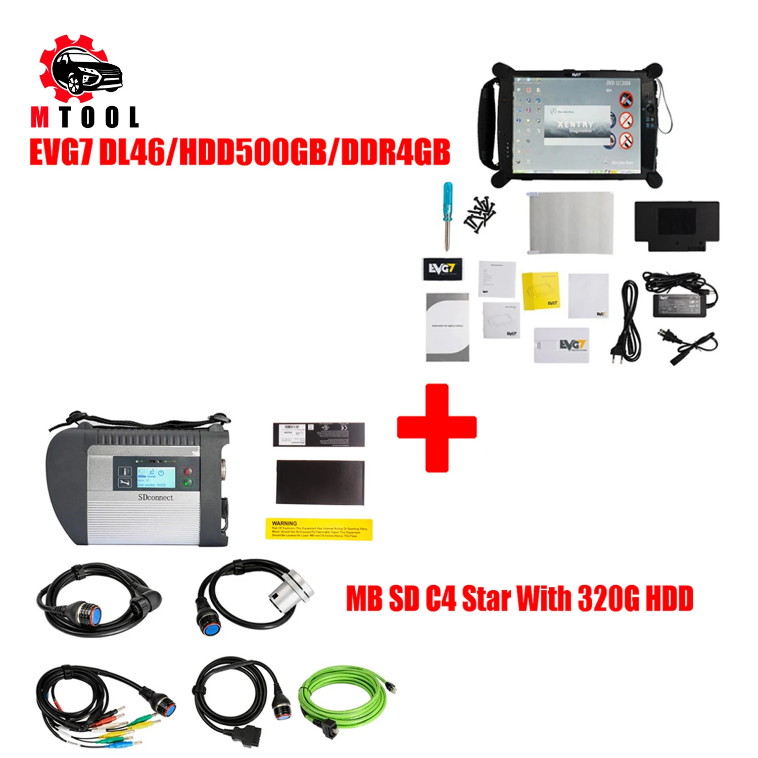 

12/2019 MB Star C4 SD Connect Compact Diagnosis with EVG7 Tablet Diagnostic Controller Tablet PC with WIFI for Cars and Trucks