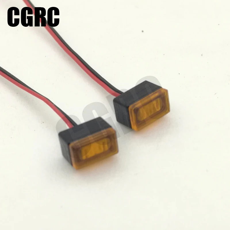 

1 Pair LED Marker Lights for 1/14 Tamiya RC Truck Trailer Tipper Scania R620 56323 56360 DIY Upgrade Parts