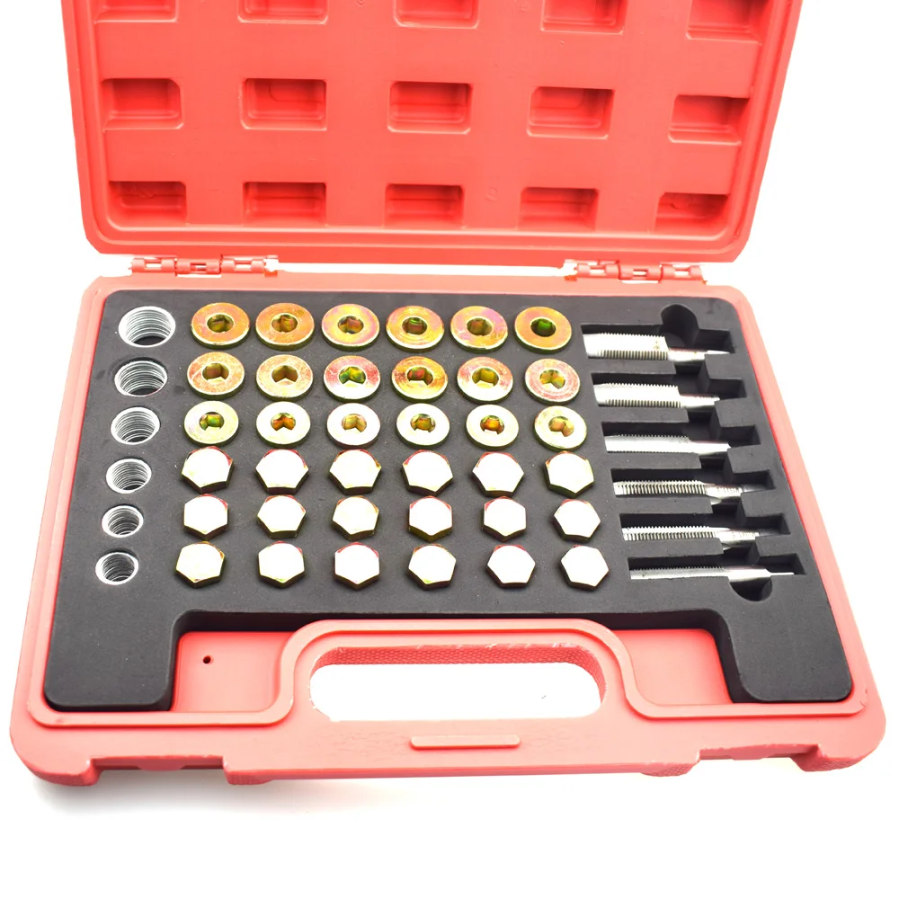 

114 pieces Thread Repair Oil Pan and Gearbox Drain Plug For Car Motorcycle M13 M15 M17 M20 M22