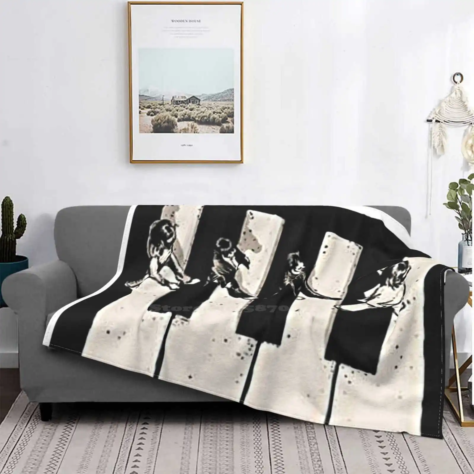 The Musician Four Seasons Comfortable Warm Soft Throw Blanket Musician Pop Band Classic Legend Star Find Your Thing