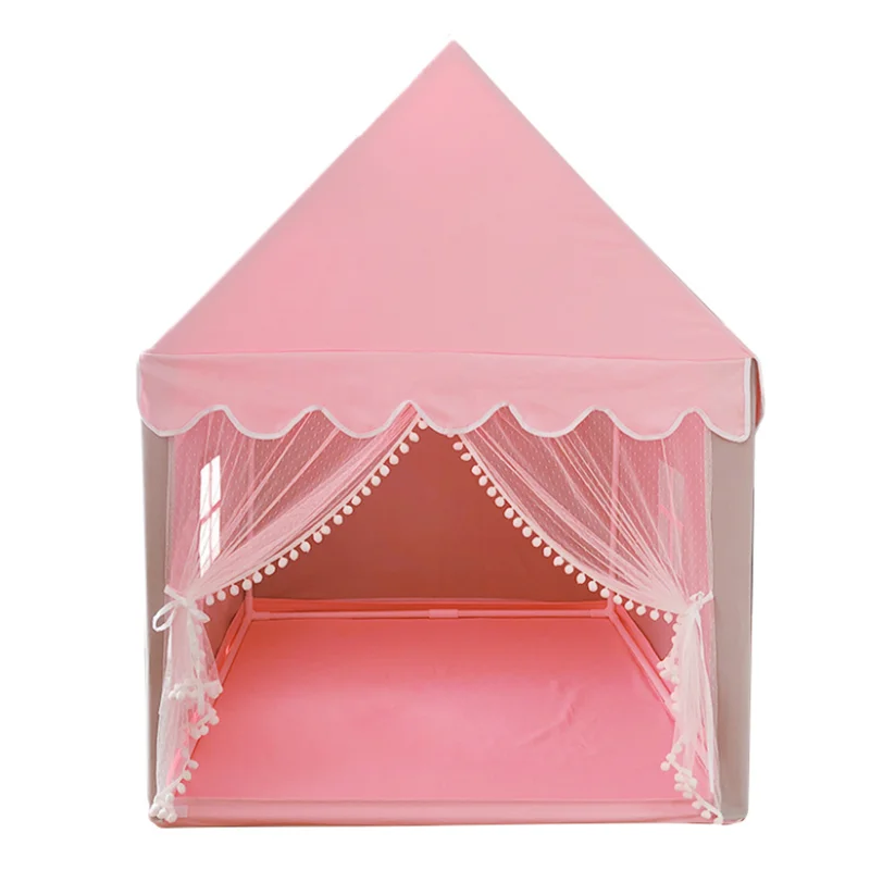 Three Colors Children\'s Games Tent Indoor Outdoor Play House Princess Tent Doll House Girls Boys Small House Castle Toys Tent