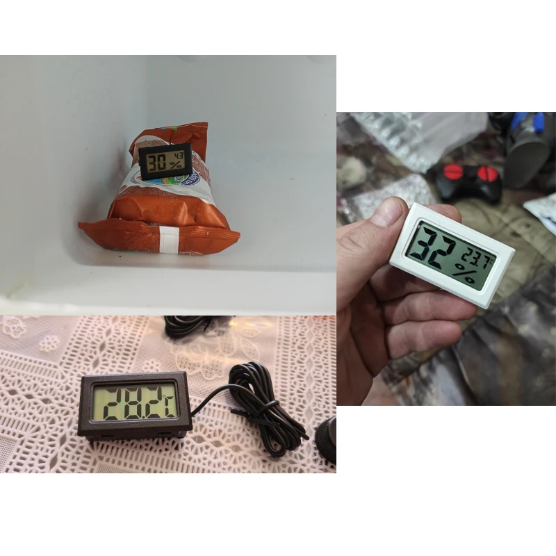 Mini LCD termometro digitale igrometro termostato interno conveniente sensore di temperatura misuratore di umidità calibro strumenti sonda