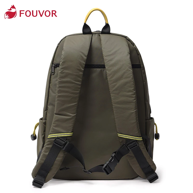 Imagem -06 - Mochila de Tecido Oxford para as Mulheres Unisex Mochila de Tecido Oxford com Zíper Casual e Cor Sólida Novo 2023 Feveve293003