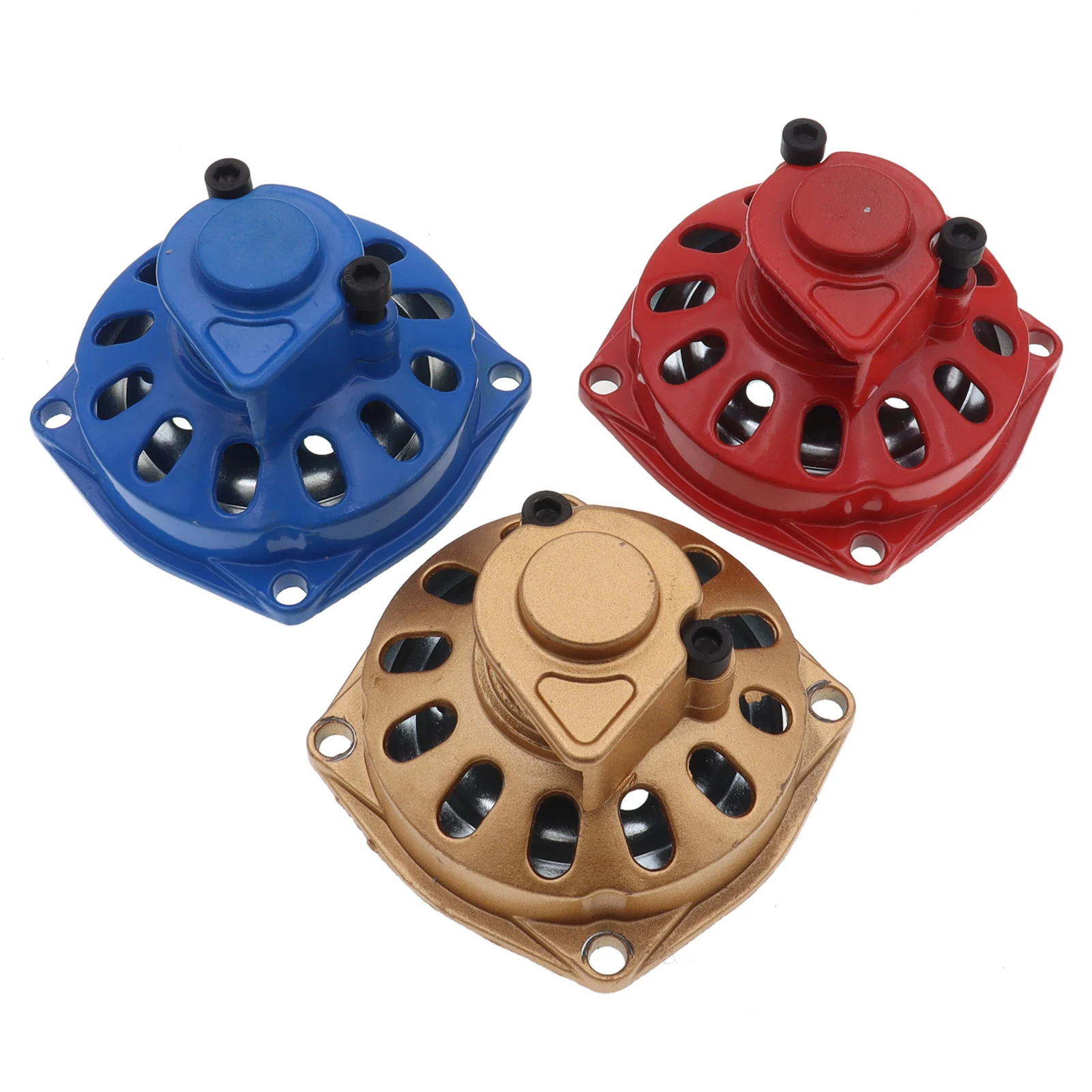 Niebieski czerwony złoty pokrywa skrzynki sprzęgła z 25H 6T zębatka zębatka dla 2 suwowy 47cc 49cc silnik Mini Moto Dirt pitbike ATV Quad