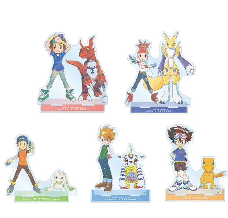 Anime Digital monster Digimon Figura Doll Ishida Yamato Takenouchi Sora IZUMI KOUSHIRO TACHIKAWA MIMI Figure Stand Model Toy