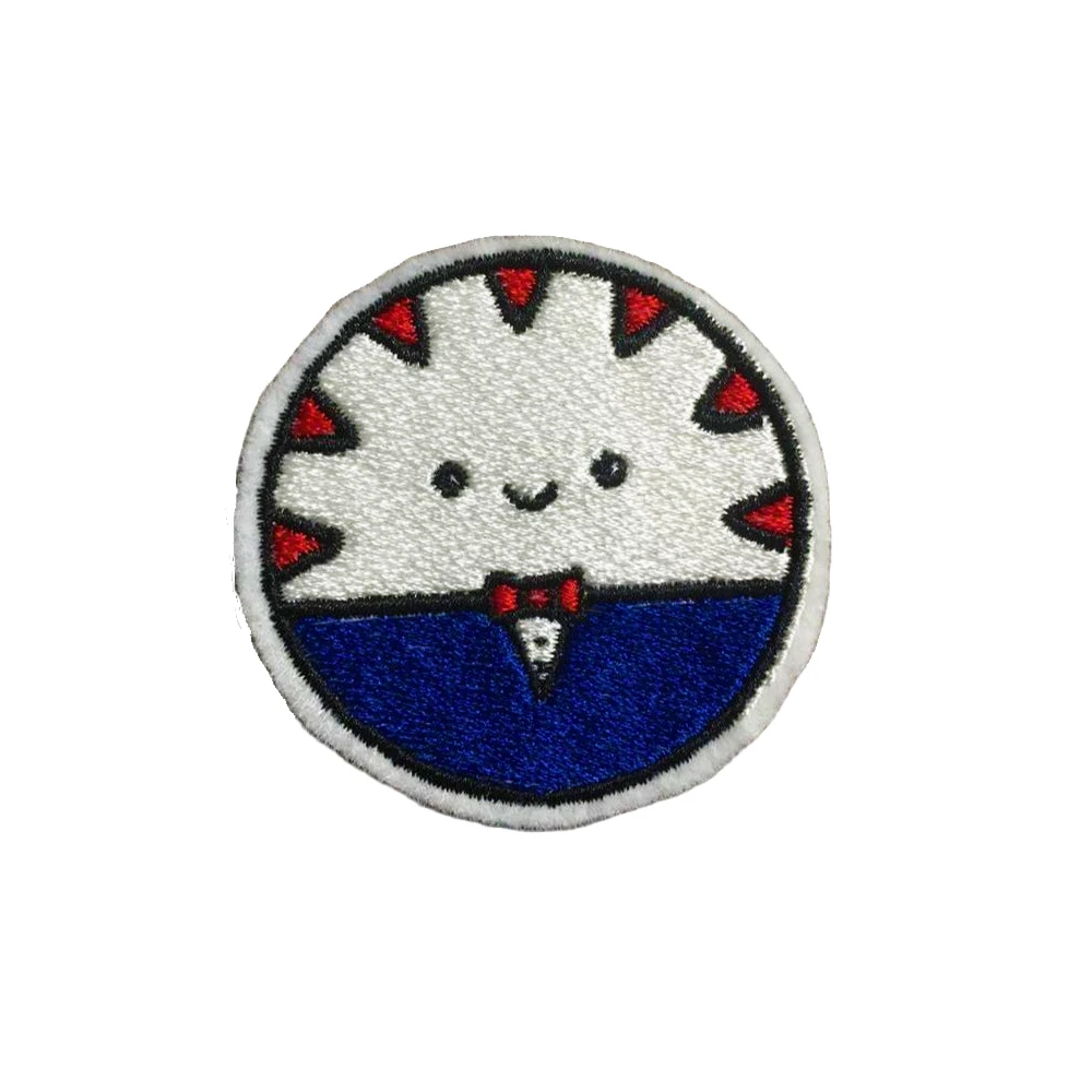 Kawaii Peppermint Butler Adventure Time Tie Cute Patch Embroidered Iron On Badge for Clothing Jackets Accessories Decorative