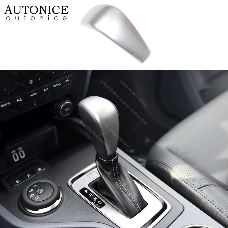 Interior Gear Shift Knob Decorator Cover Trim Fit for Ford Ranger Everest Endeavour 2015 2016 2017 2018 2019