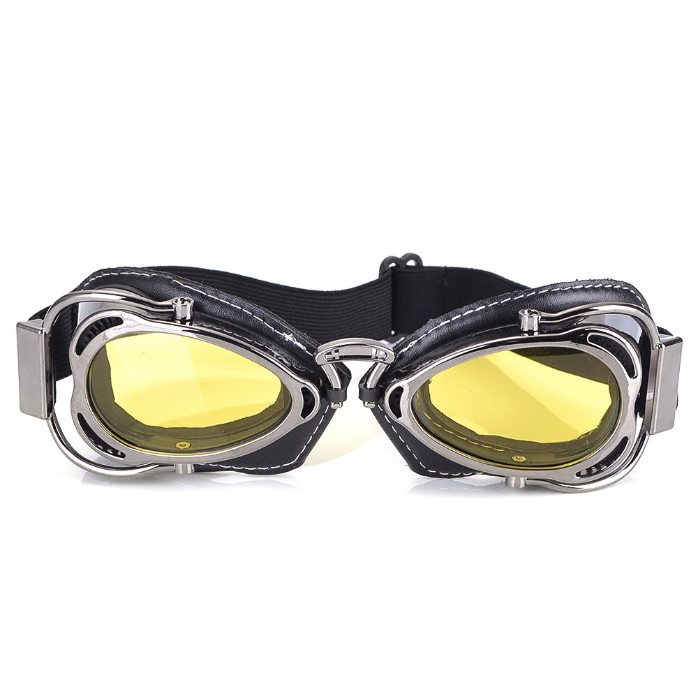Winter Men Women Vintage motorbike eye protection riding eyewear windproof helmet Goggles sunglasses Motocross ATV Dirt Bike MTB