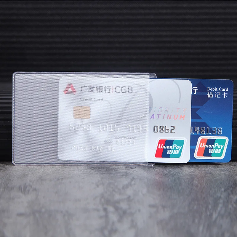 resealable graded card sleeves Crossing RFID Blocking Credit Card Sleeves Set Of 4 main image 0