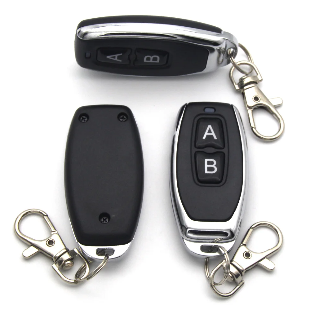 1527 EV1527 télécommande apprendre l'apprentissage Code porte porte de Garage contrôleur clé d'alarme 433MHz télécommande batterie incluse