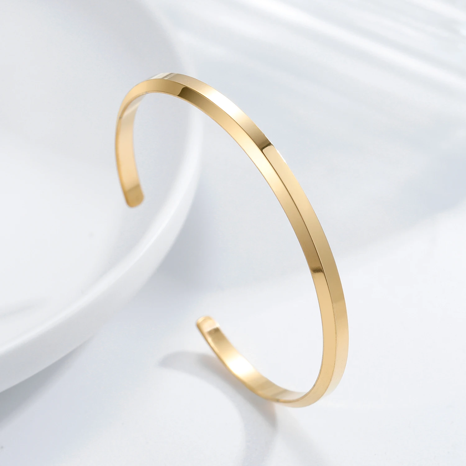 

Personalized Stainless Steel Cuff Bangle Bracelet Diy Laser Engraving Bracelet Jewelry Making Accessories Women Gift for Lover