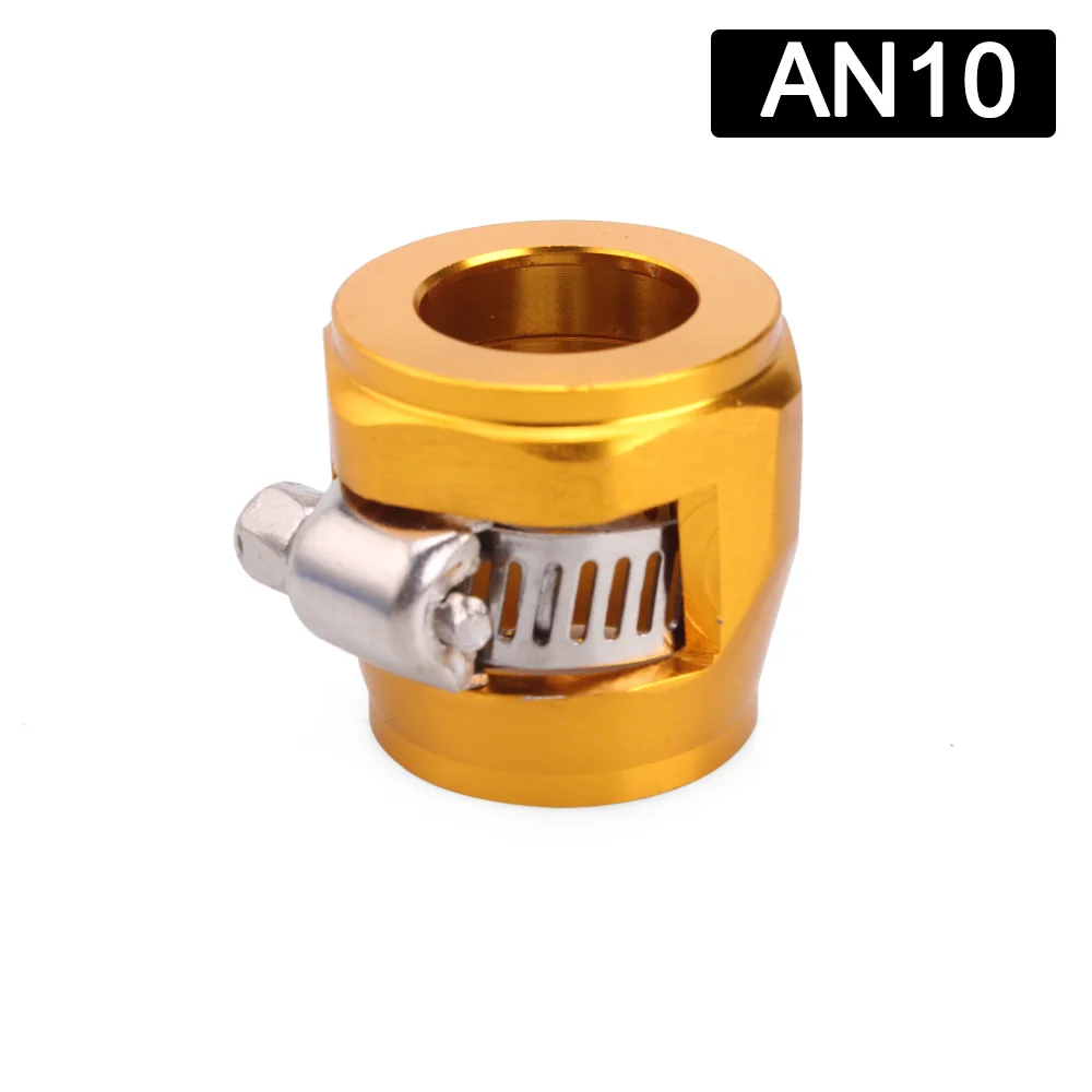 RASTP-AN10 21mm Fuel HEX Finishers Oil AN10 1/2'' Fittings Clamps Water Tube Hose RS-TC008-AN10