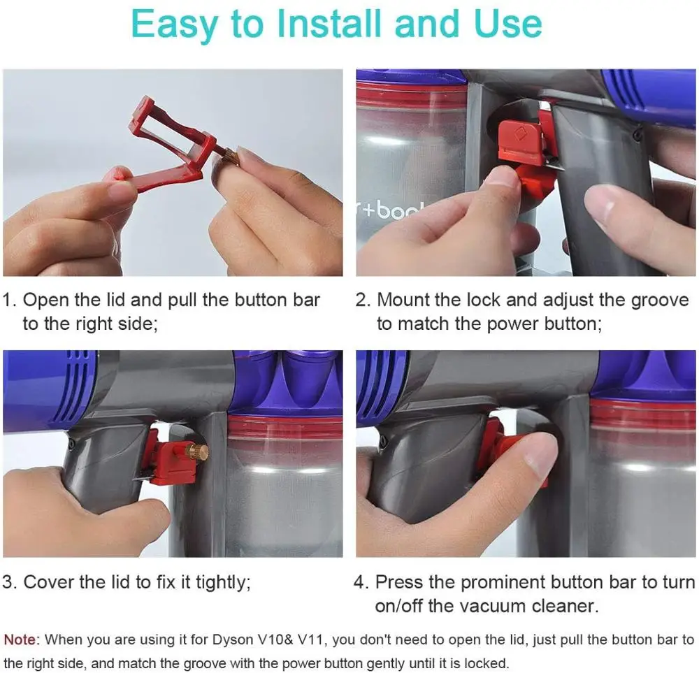 Совместим с аксессуарами для мини-пылесосов Dyson V6 V7 V8 V11 с автоматическим переключением