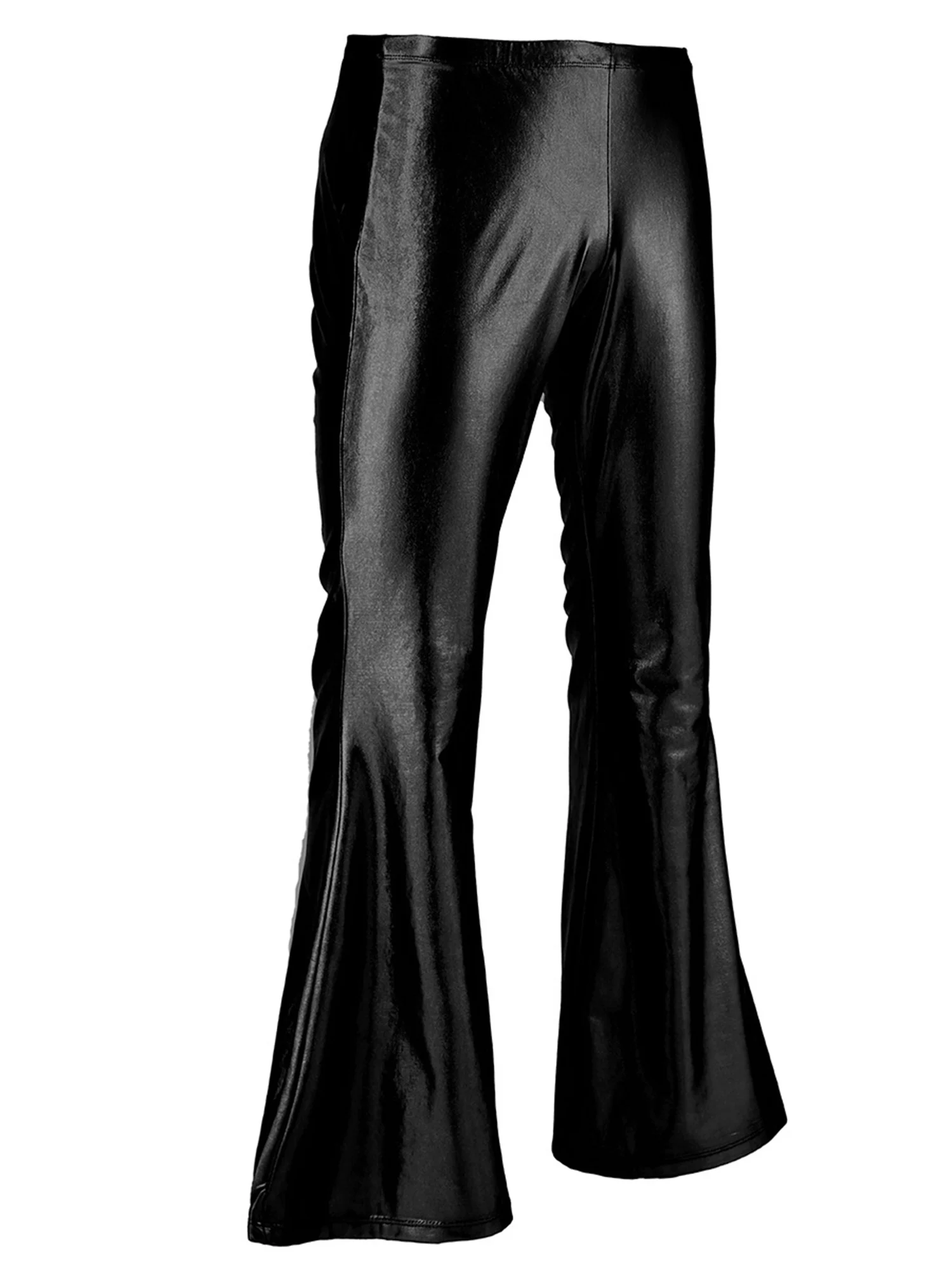 Рисунок 5 - Мужские Блестящие однотонные брюки-клеш