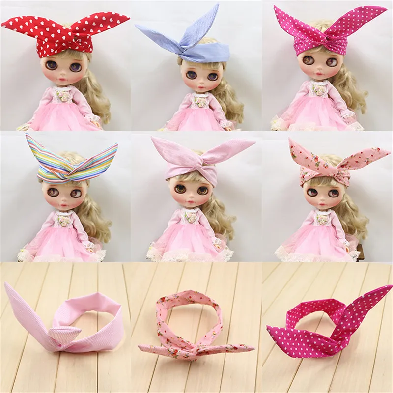 

Blyth doll icy doll Colorful hair band fashion girl 1/6 toy gifts
