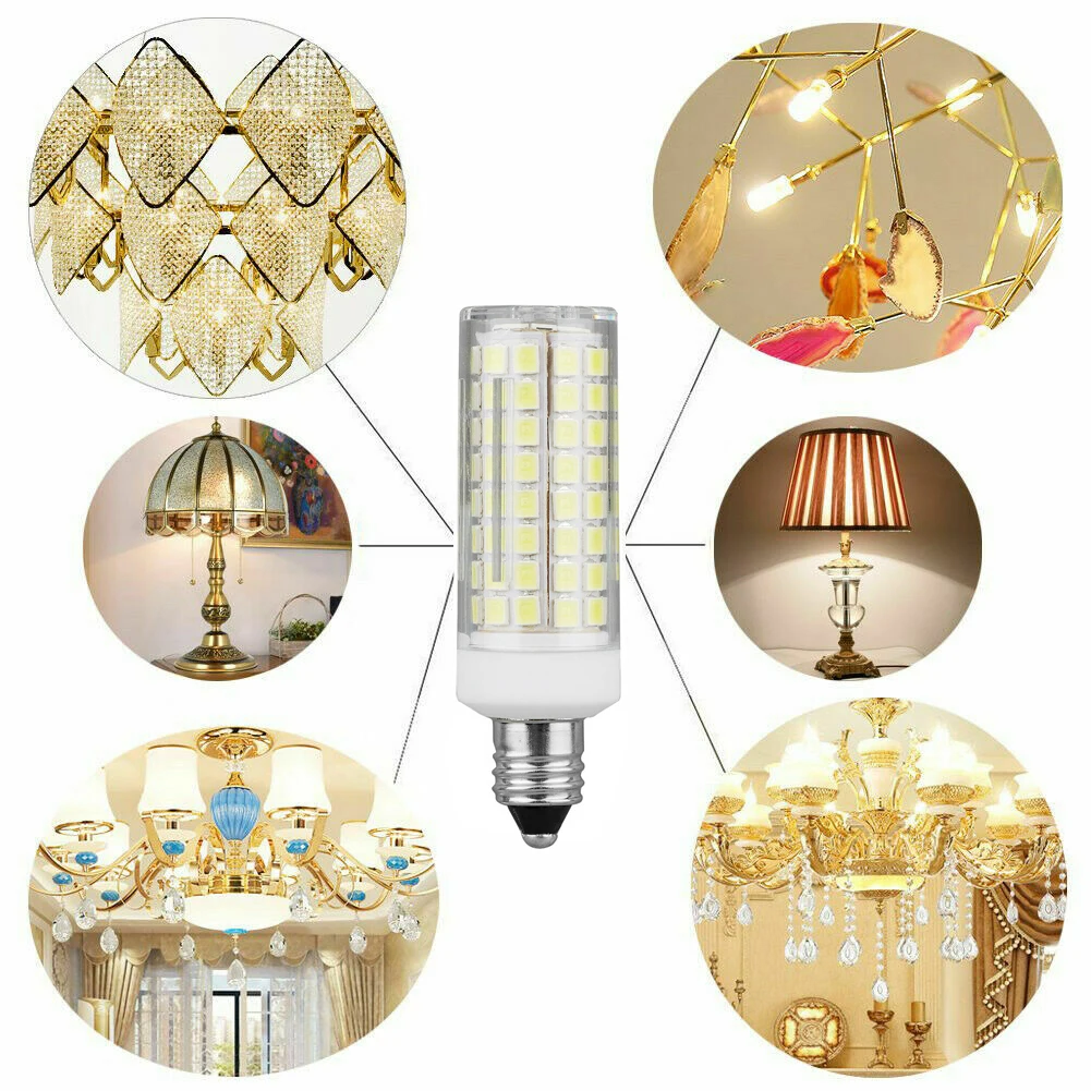 Brightness 102 LEDs G4 G9 BA15D E11 E12 E14 E17 LED Lights Corn Bulbs 9W Replace 80W Halogen Lamps AC 220V 110V for Home House