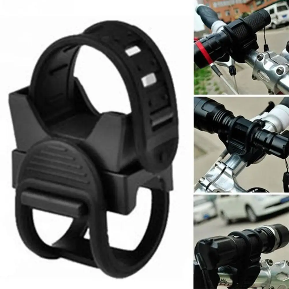 Universal 360 Degree Rotation Bicycle Headlight Holder Flashlight Rack MTB Bike Light Mount