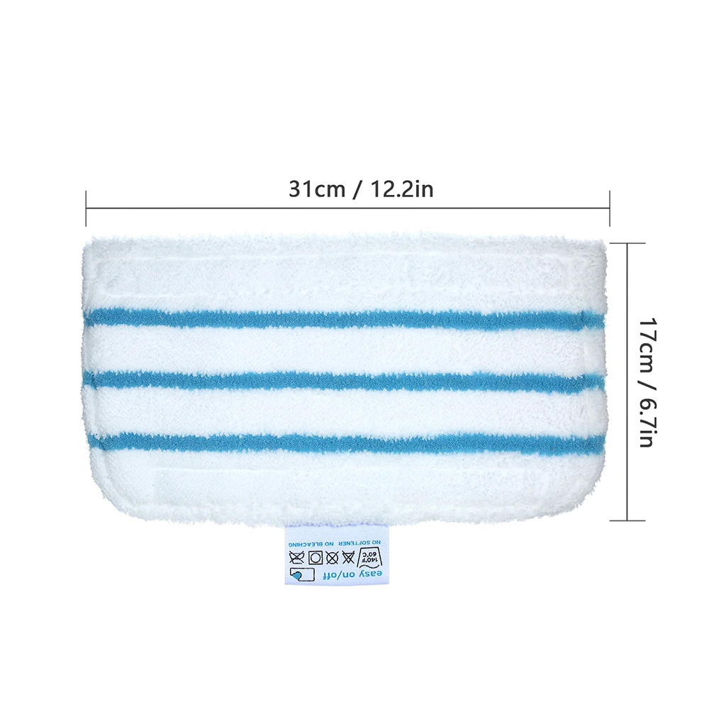 1/3/5pcs Microfiber Steam Broom Wipe Mop Pads Washable Mopping Cloth Pad for Steam Mop Antistatic Wipes all Cleaning Accessories