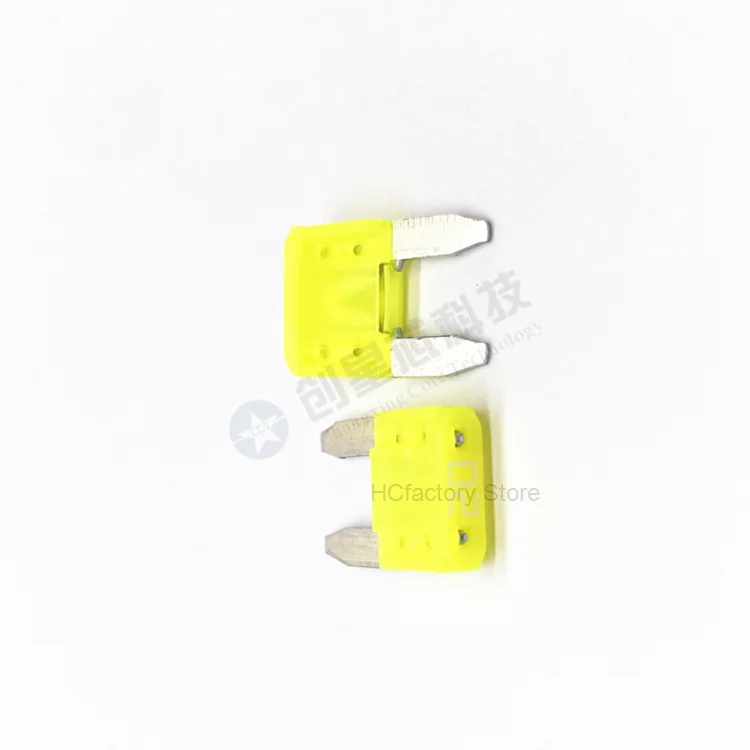 NEW Original Xenon lamp with motor fuse, fuse insertion, 32V, 20a, 100uds yellow horn. Wholesale one-stop distribution list