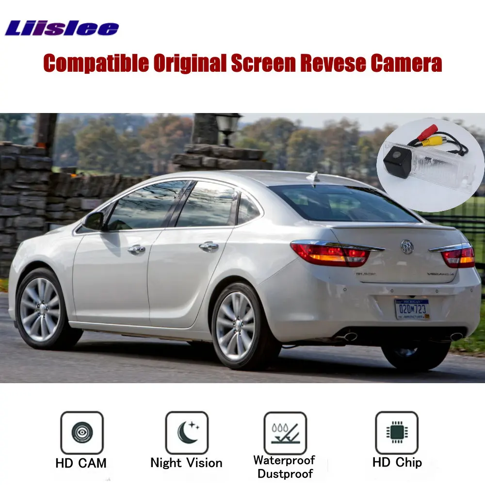 For Buick Regal GL6/GL-6 2010-2019 Car Rear View Back Camera Adapter RCA HD CCD CAM OEM Display Reversing Image Upgrade Kit