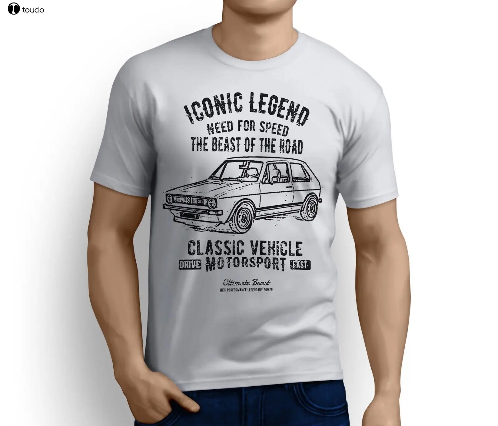 Summer New Men Cotton T-Shirt Legend  GTI MK1 Germany Car Inspired Motorsports Car Fan Art Unisex T-Shirt O-Neck Hipster Tshirts