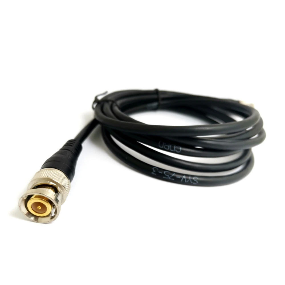 BNC 2 Meters Male to BNC Male Connector 2M 75-3 Coaxial Camera Video Cable for CCTV Video Camera Surveillance JIENUO