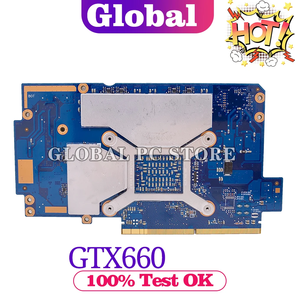 KEFU For ASUS Laptop MXMIII VGA Video Card Graphic G75VX G75V Mainboard 100% Test OK GTX660M