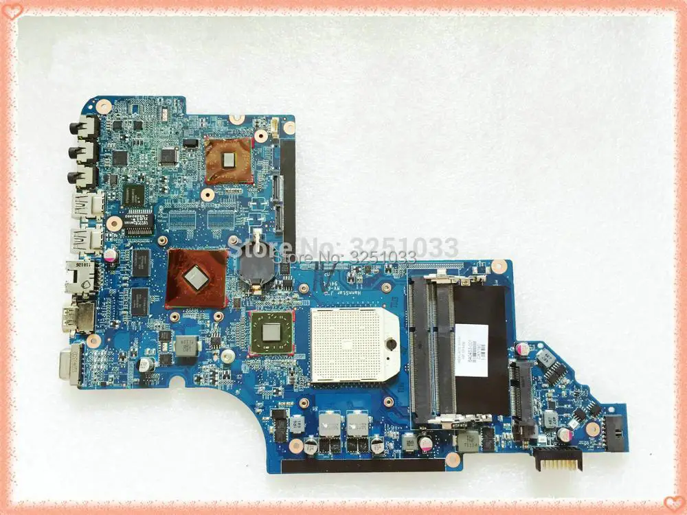 640453-001 For HP DV6-6000 Laptop Motherboard Full tested HD6470/512 socket s1 DDR3