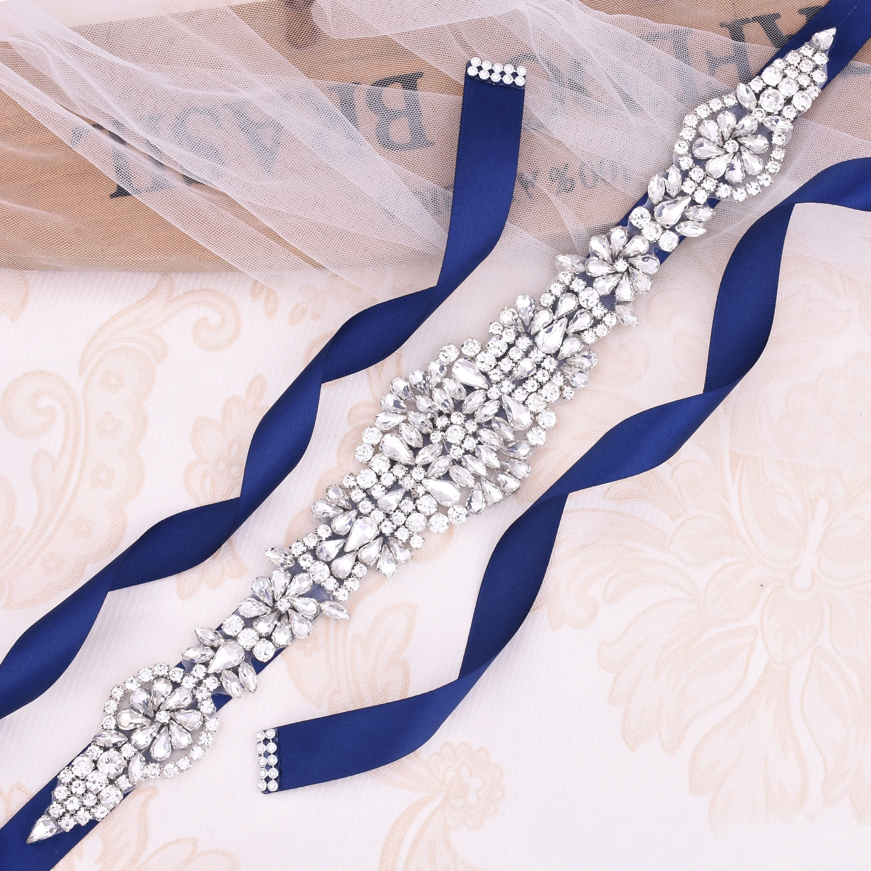 Sesthfar Rhinestone Belt Crystal Bridal Belt Sash Handgemaakte Diamanten Riem Wedding Party Bruid Riem Voor Jurk Sash In Voorraad