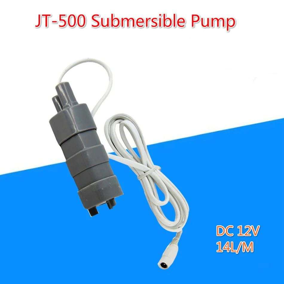 

JT-500 DC 6V 12V Submersible Water Pumps Micro Pump 14L/M High Lift 5M Solar Aquarium