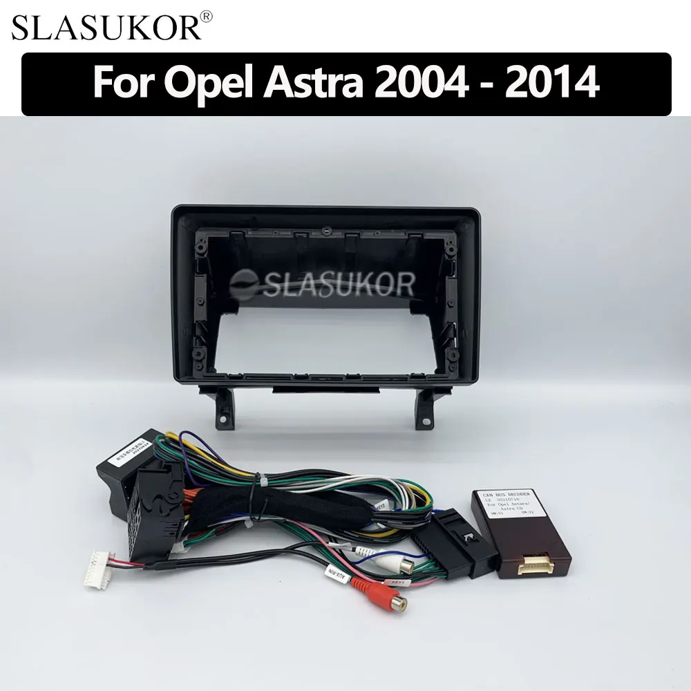 9 inch Android Car For Opel Astra 2004-2011 2012 2013 2014 Dash Panel Frame Trim Insta Multimedia player llation Kit Cabus Cable