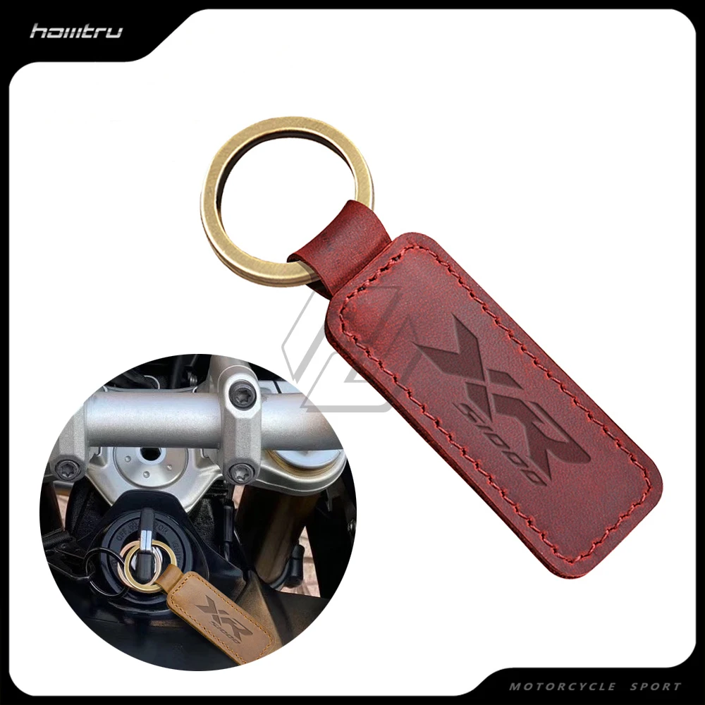 Motorcycle Keychain Cowhide Key Ring Case for BMW Motorrad S1000XR S1000 XR Models