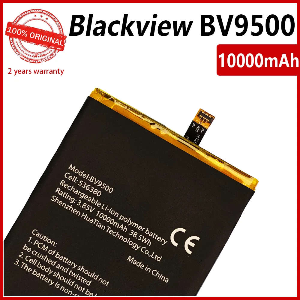 100% Original 10000mAh Phone Battery For Blackview BV9500 Pro High quality Batteries With Tracking Number