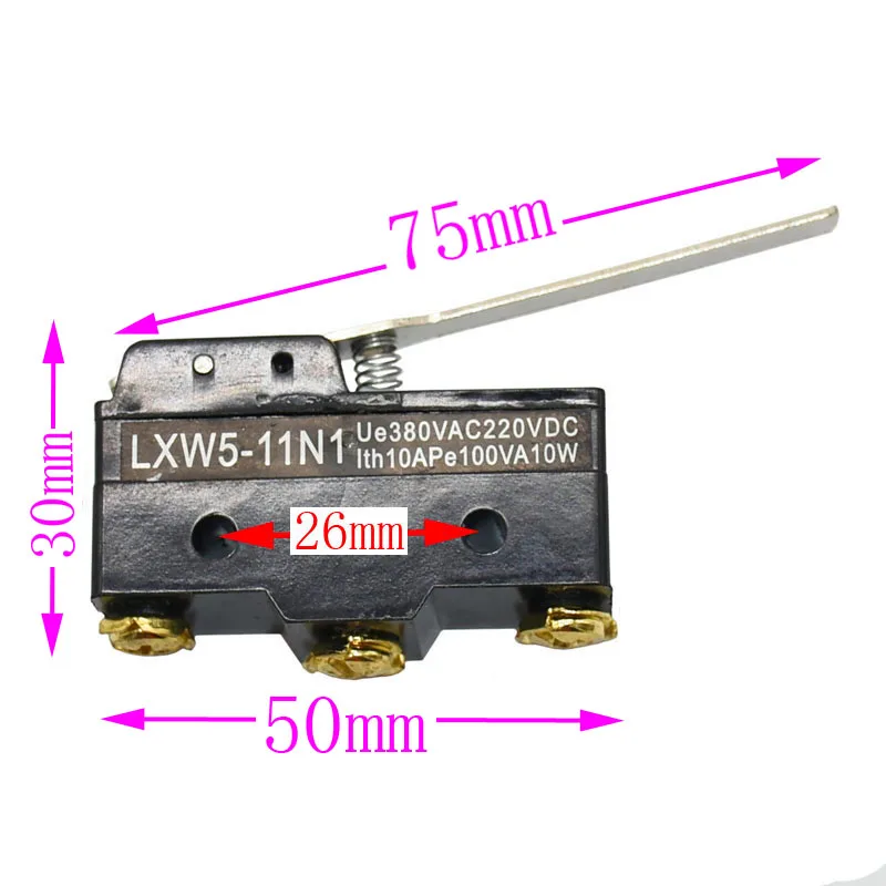 Interruptores de límite de LXW5-11N1, accesorios de incubadora automática, interruptores de viaje, unidad de control del Motor, 2 uds.