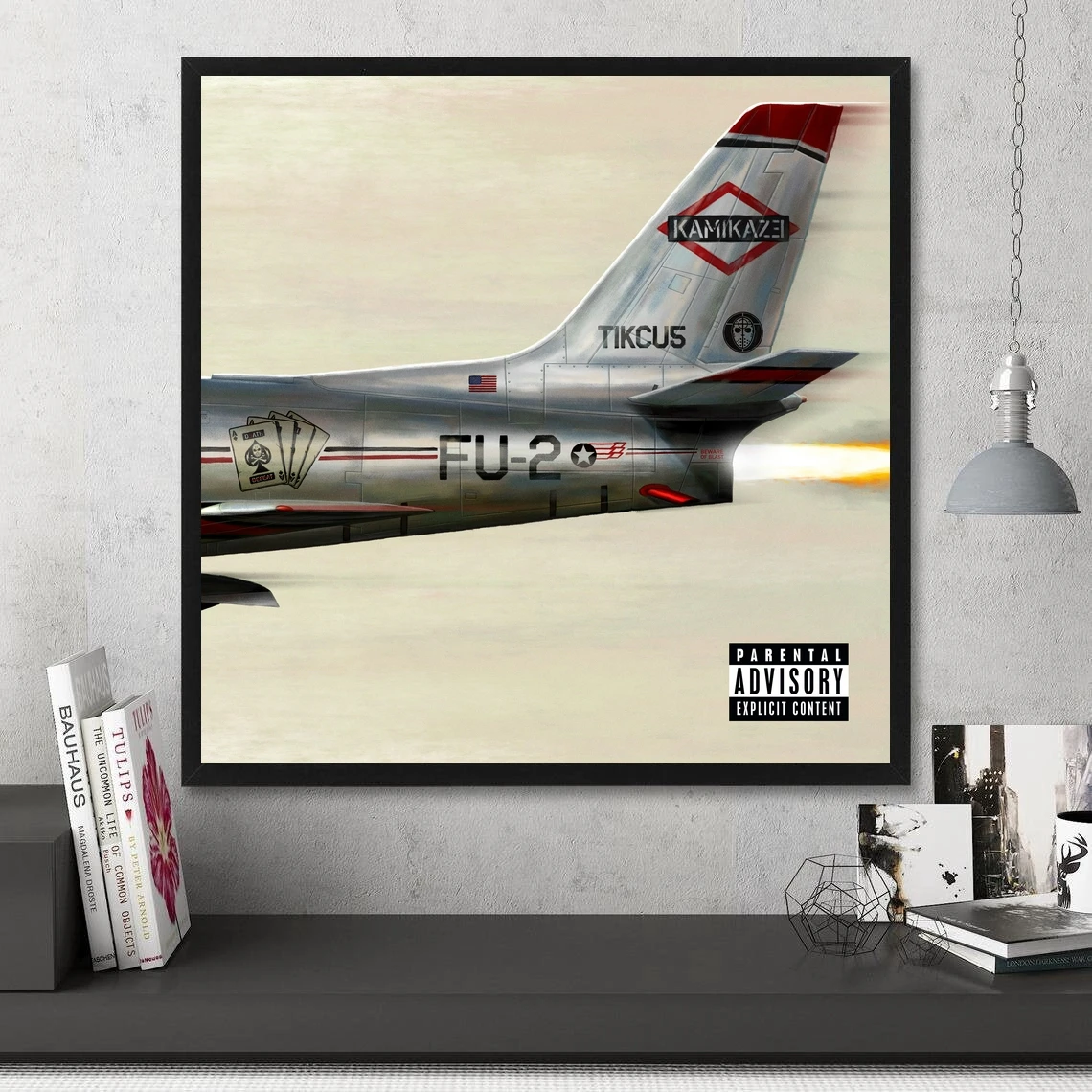 Eminem Kamikaze Music Album Poster Prints Art Canvas Painting Wall Living Room Home Decor (No Frame)