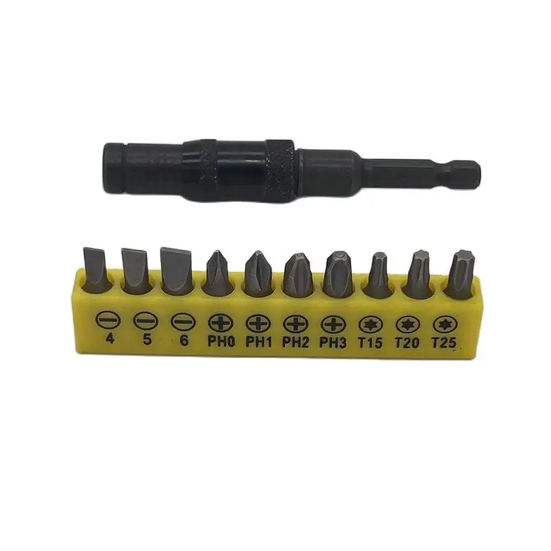 1/4" Hex Magnetic Screw Drill Tip Drill Screw Tool Quick Change Locking Bit Holder Guide Drill Bit Screwdriver Pivot