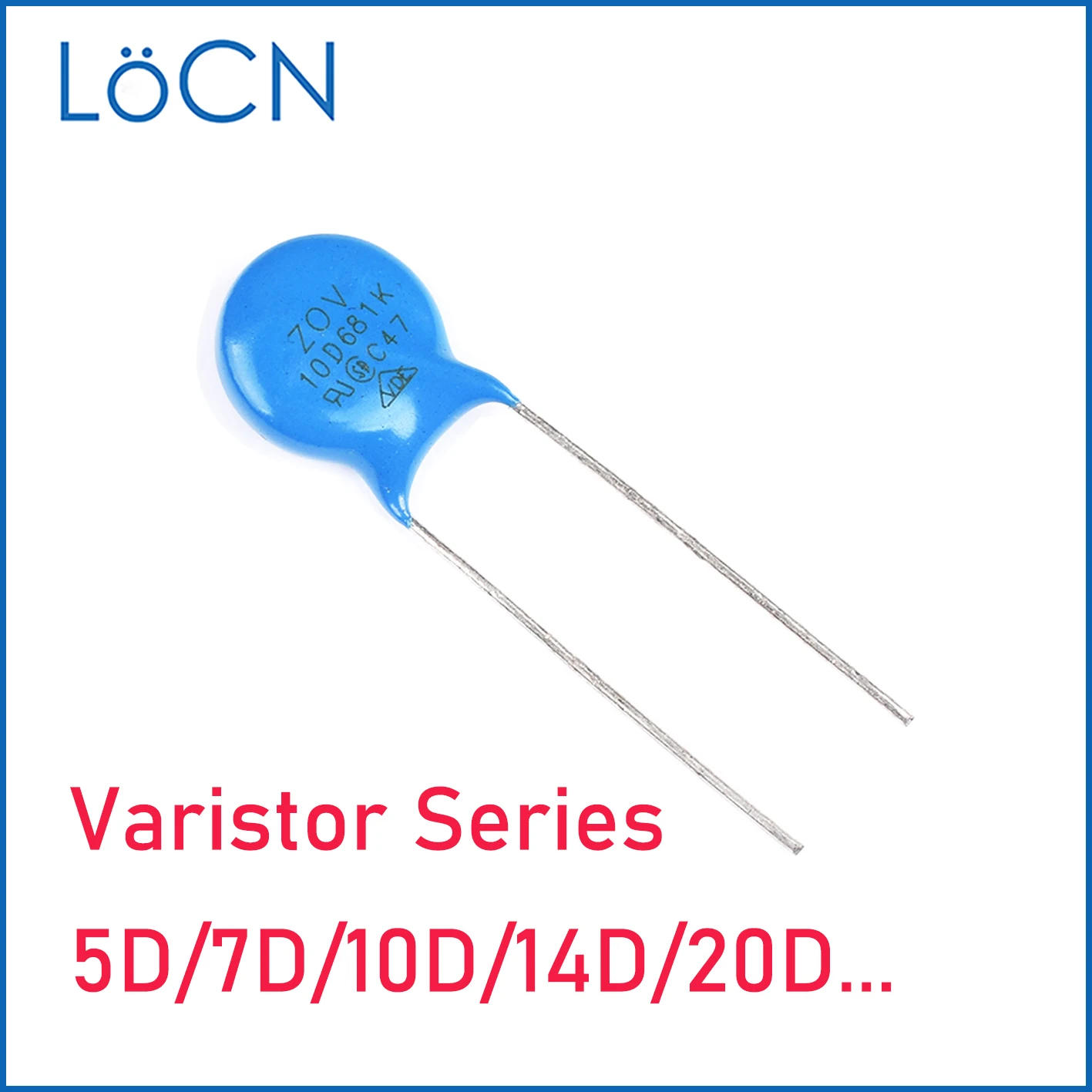 500PCS Varistor 14mm 14D 10D 20D 14D331K 14D391K 14D431K 330V 390V 430V VDR Mass Lot 330 390 430 LoCNService