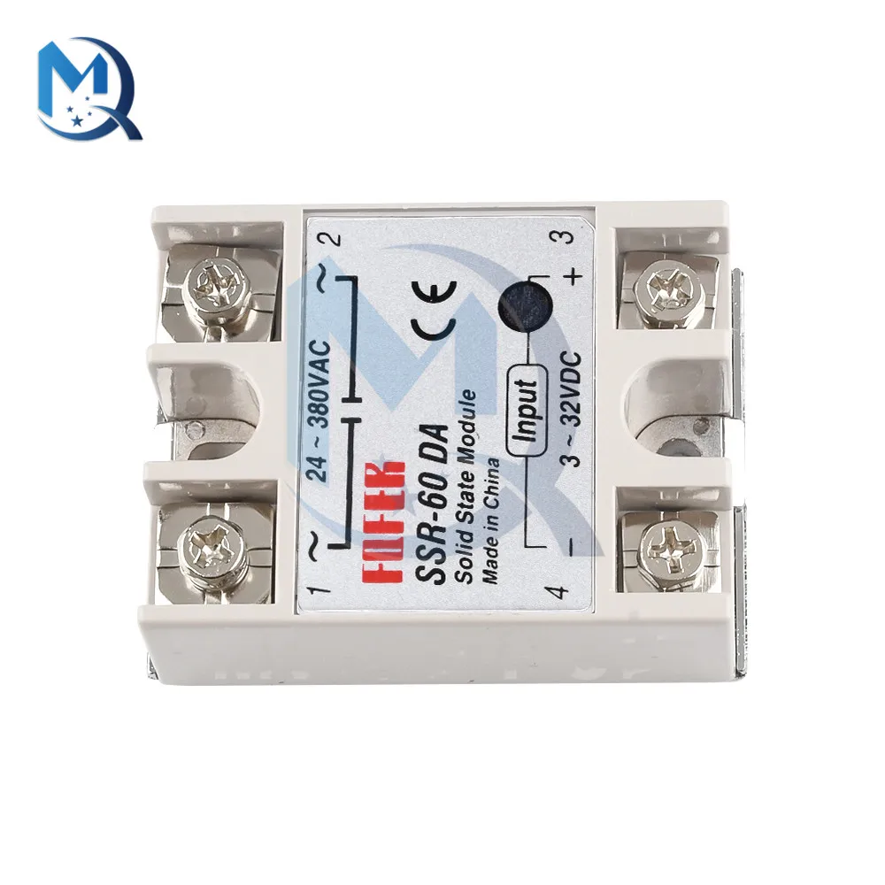 Solid State Relay Module SSR-25DA 40DA 10DA 50DA 60DA 100DA 100AA 60AA 10AA Single-phase Solid State Relay AC Control